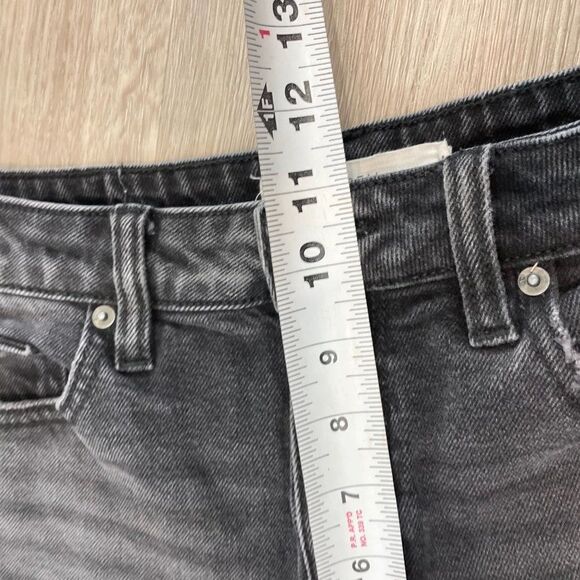 HIDDEN High Waist Moms Mini Denim Shorts in Black M - Picture 7 of 8